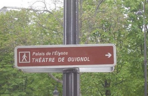 Elysée théâtre de Guignol humour politique http://blagues-en-stock.org
