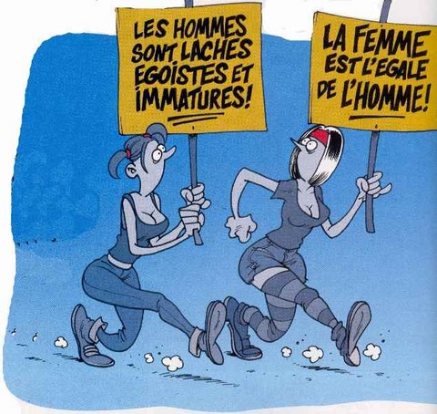 Egalité hommes femmes blague sur les hommes image drôle http://www.blagues-en-stock.org
