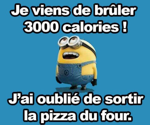 Les calories brûlées. Les Minions sur https://www.blagues-en-stock.org