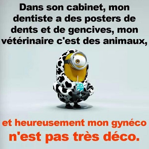 Heureusement mon gynécologue n'est pas très décoration. https://www.blagues-en-stock.org