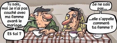 Pas coucher avant le mariage. Sur https://www.blagues-en-stock.org
