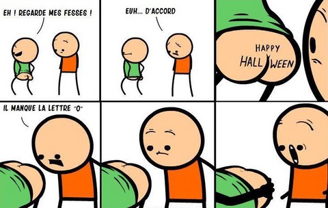 Regarde mes fesses, blague Halloween https://www.blagues-en-stock.org