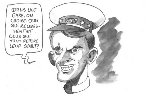 SNCF Macron ils vont perdre leur statut image drôle http://www.blagues-en-stock.org