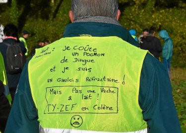 Gilet jaune image cocasse sur https://www.blagues-en-stock.org